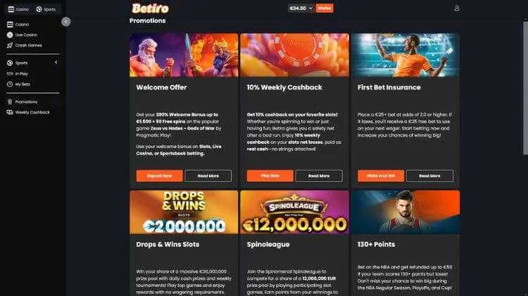Betiro Casino – Online casino voor Nederlandse spelers image 3