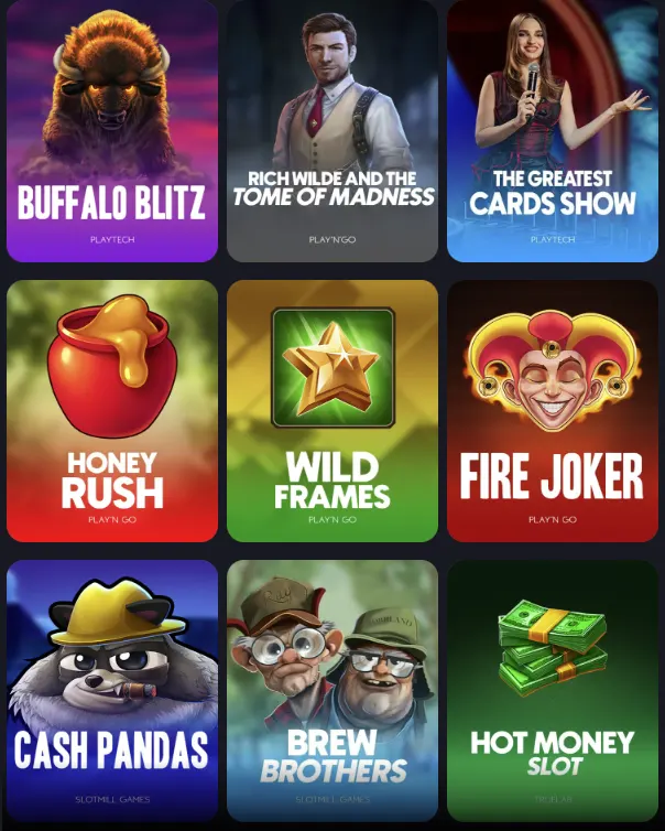 Populaire online spellen bij Casino Betiro